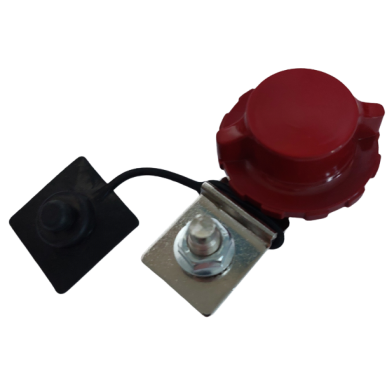 Borne type Arelco série basse - Rouge