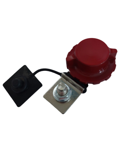 Borne type Arelco série basse - Rouge