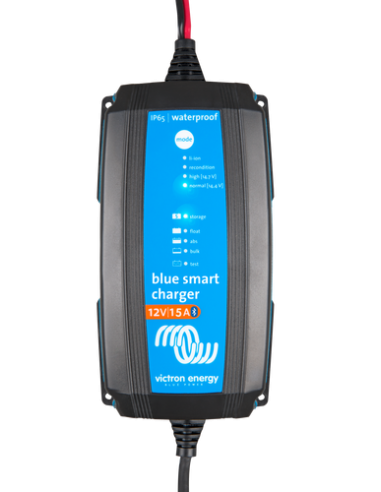 face avant Chargeur de batterie Blue Smart VICTRON 12V 15A IP65