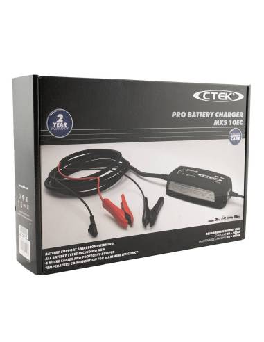Chargeur de batterie MXS 10 EC CTEK 12V 10A dans son emballage