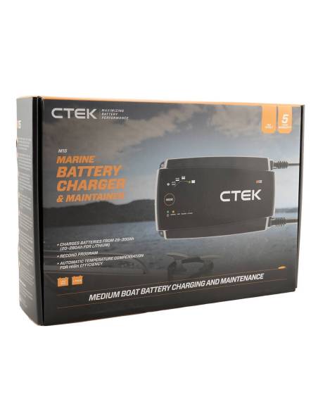 Chargeur de batterie marine M15 CTEK  Emballage