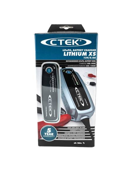 Chargeur CTEK XS Lithium dans  son emballage