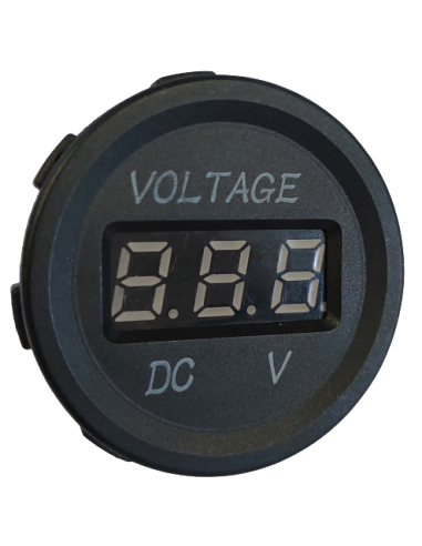 Voltmètre LCD encastrable