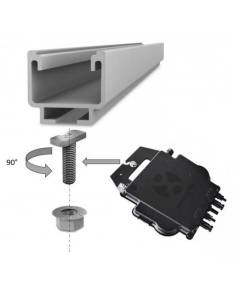 Support de micro-onduleur APSystems sur Solidrail - K2 Systems 2