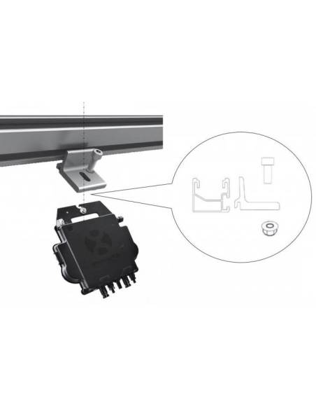 Support de micro-onduleur APSystems sur Singlerail - K2 Systems MODE D'UTILISATION
