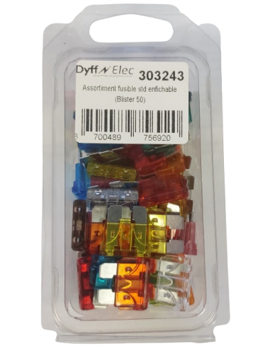 Assortiment 50 fusibles enfichables