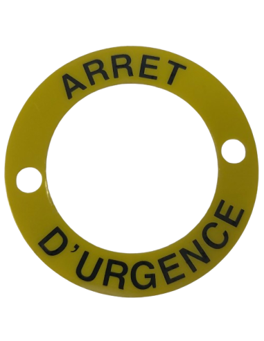 Sectionneur batterie, Coup de poing Arrêt d'urgence