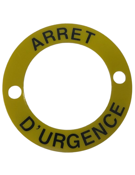 Sectionneur batterie, Coup de poing Arrêt d'urgence