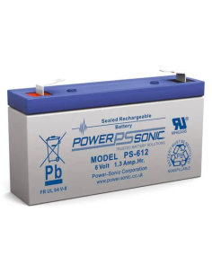 Batterie Power Sonic PS-612 6V 1,2Ah