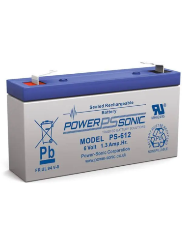 Batterie Power Sonic PS-612 6V 1,2Ah