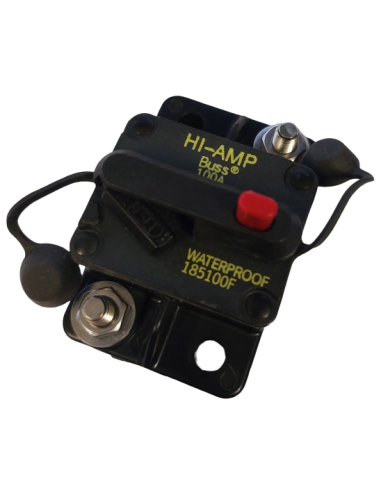 Details 1 D'Interrupteur disjoncteur unipolaire 50A 12/24V en saillie - COOPER BUSSMANN
