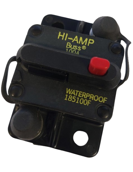 Interrupteur disjoncteur unipolaire 135A 12/24V en saillie - COOPER BUSSMANN