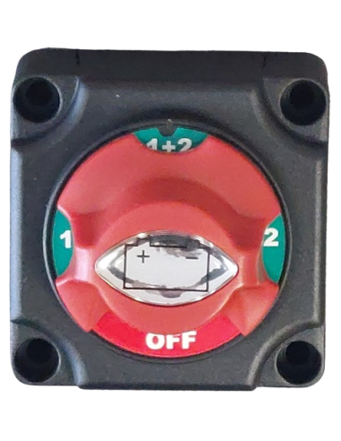 Commutateur de batterie 300A / 48 V OFF / Bat1 / Bat2 / Bat1+2