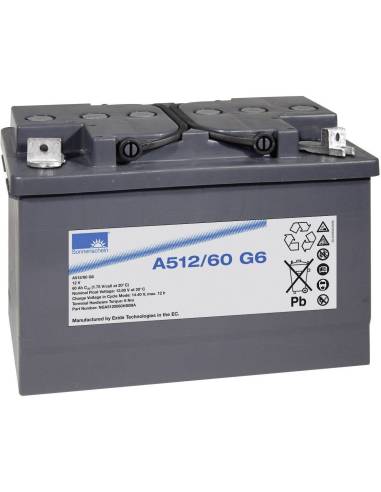 Batterie Gel dryfit A512/60 G6 12V 60Ah Sonnenschein