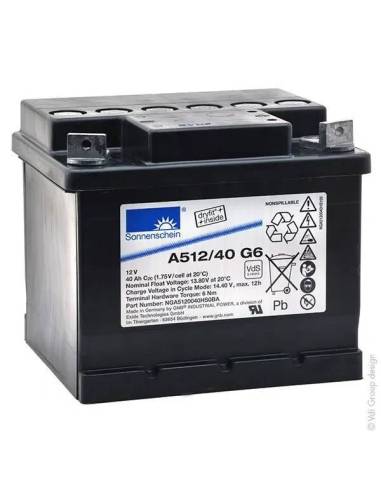 Batterie Gel dryfit A512/40 G6 12V 40Ah Sonnenschein