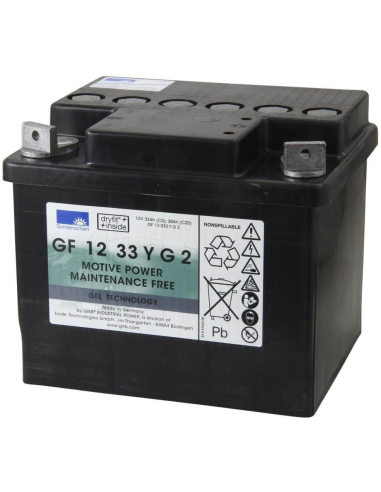 Batterie Gel GF 12 33 Y G2 Sonnenschein / 12V 33Ah
