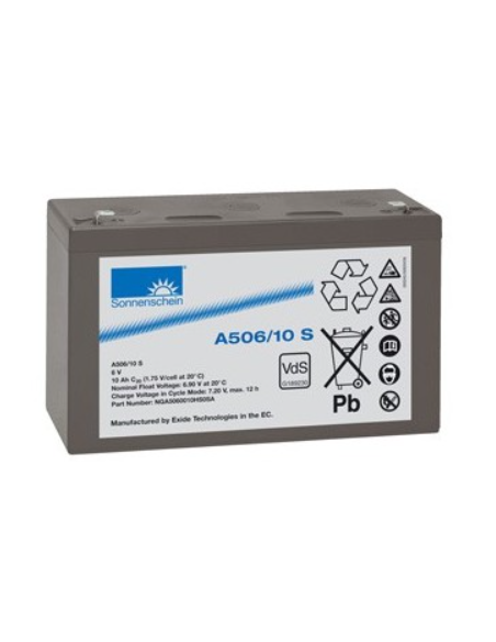 Batterie Gel dryfit A506/10 S 6V 10Ah Sonnenschein