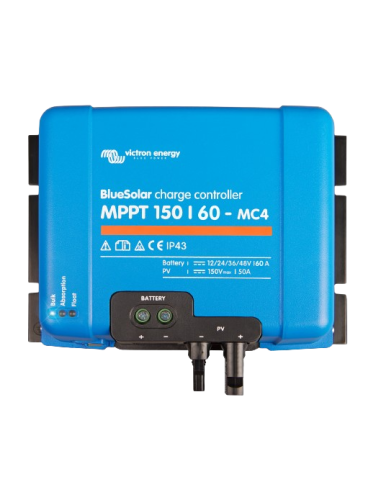 Régulateur de charge solaire Victron Bluesolar MPPT 150/60-MC4