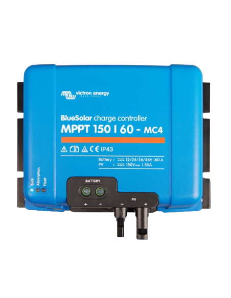 Régulateur de charge solaire Victron Bluesolar MPPT 150/60-MC4