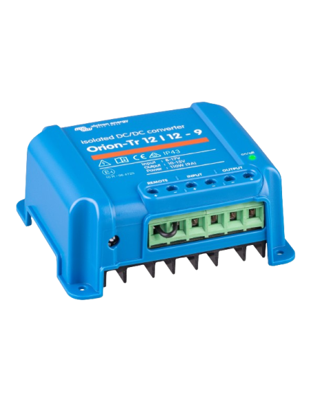 Convertisseur de tension isolé DC/DC Orion-Tr 12-12/9 (110W) VICTRON 3/4 face