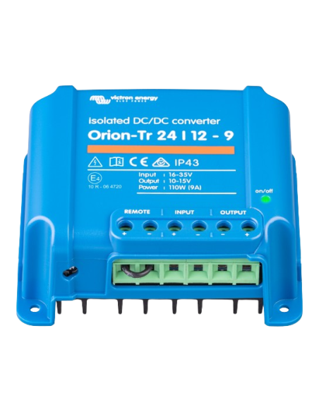 Convertisseur de tension isolé DC/DC Orion-Tr 24-12/9 (110W) VICTRON Face