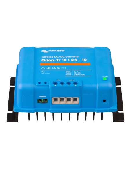Chargeur de tension isolé Smart DC/DC Orion-Tr 12-24/10 (240W) VICTRON ENERGY FACE