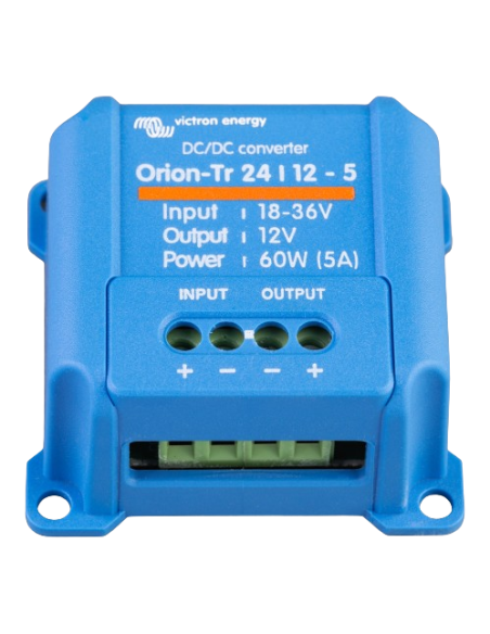 Convertisseur de tension non isolé DC/DC Orion-Tr 24/12-5 (60W) VICTRON détails face avant 2