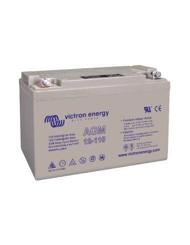 Details Batterie AGM Deep cycle 12V 110Ah AGM12-110 VICTRON