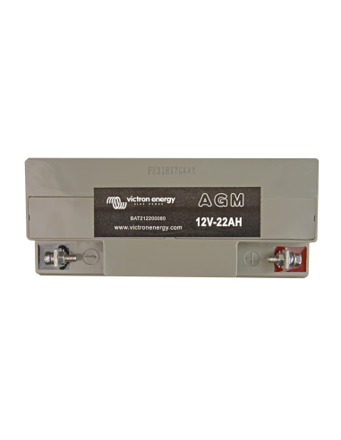 face avant de Batterie AGM Deep cycle 12V 22Ah AGM12-22 VICTRON