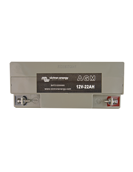 face avant de Batterie AGM Deep cycle 12V 22Ah AGM12-22 VICTRON