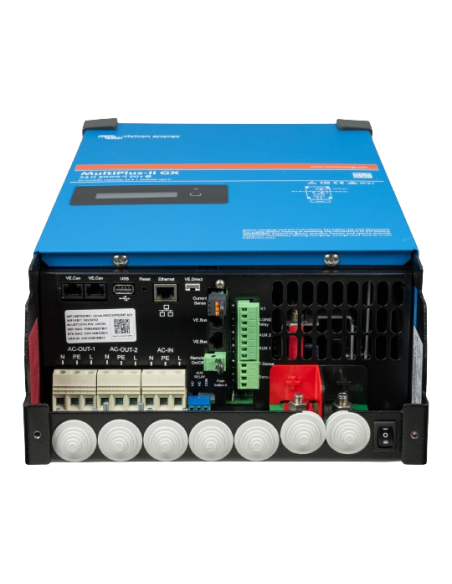 Onduleur chargeur Multiplus II 24/3000/70-32 GX VICTRON DESSOUS CONNECTIQUE