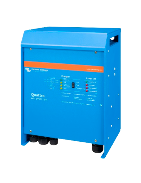 Convertisseur/Chargeur QUATTRO 24/3000/70-50/50 VICTRON 3/4 face