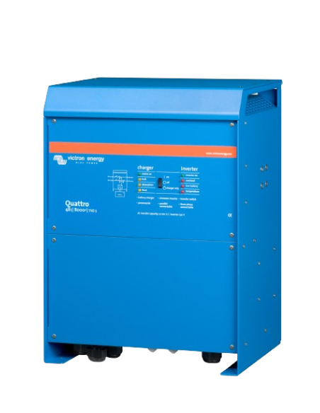 détail 3 quart face  Convertisseur/Chargeur QUATTRO 48/8000/110-100/100 VICTRON