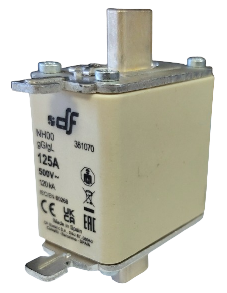 Fusible à couteaux NH00 125A 500 V