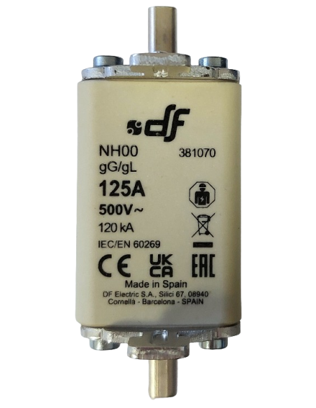 Fusible à couteaux NH00 125A 500 V