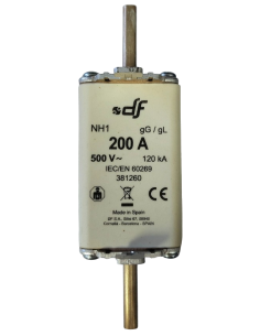 Fusible à couteaux NH1 200A 500 V 2