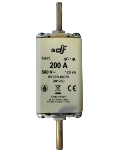 Fusible à couteaux NH1 200A 500 V
