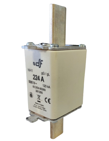Fusible à couteaux NH1 224A 500 V