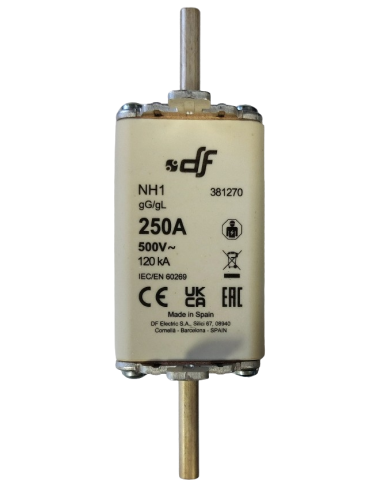 Fusible à couteaux NH1 250A 500 V