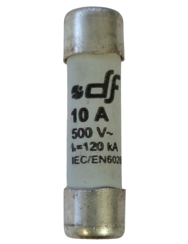 Fusible cylindrique 10X38 gG 10A
