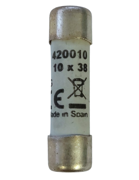 Fusible cylindrique 10X38 gG 10A