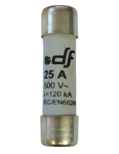 Fusible cylindrique 10X38 gG 25A