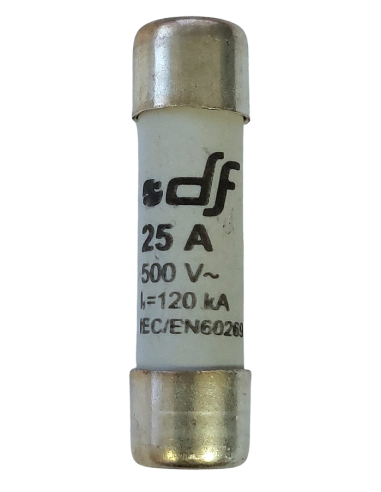 Fusible cylindrique 10X38 gG 25A