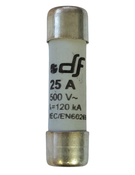 Fusible cylindrique 10X38 gG 25A