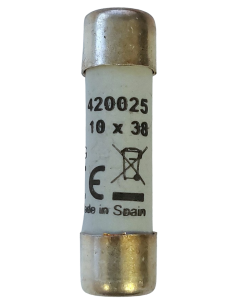 Fusible cylindrique 10X38 gG 25A 2