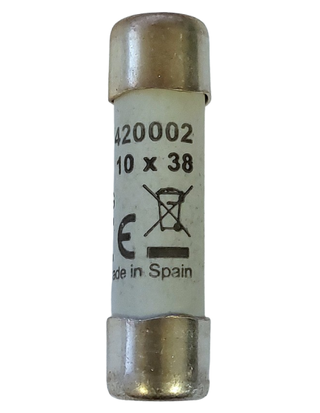Fusible cylindrique 10X38 gG 2A