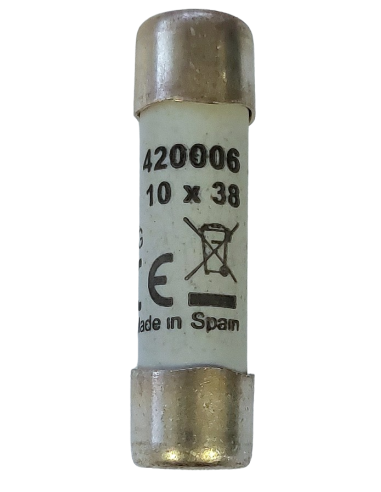 Fusible cylindrique 10X38 gG 6A