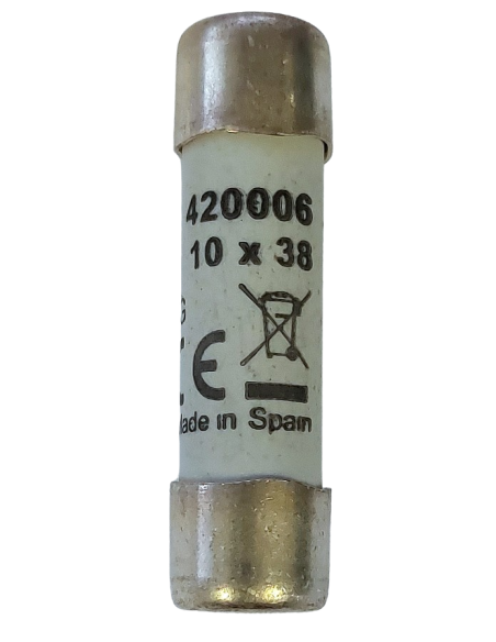 Fusible cylindrique 10X38 gG 6A
