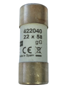 Fusible cylindrique 22X58 gG 40A 2