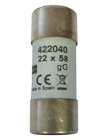 Fusible cylindrique 22X58 gG 40A